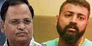 Jailed Aam Aadmi Party minister Satyendar Jain and Sukesh Chandrashekhar.