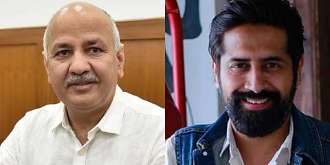 Delhi Deputy Chief Minister Manish Sisodia and his aide Dinesh Arora. (Photos | EPS/ Facebook)