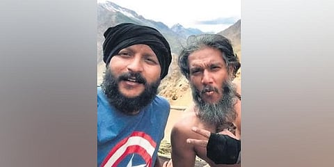 Director Pradeep Varma on the sets of The Fallen