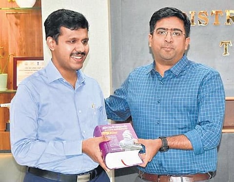IAS officer with visual impairment takes charge