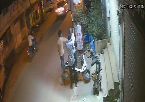 CCTV footage that showed the youths who assaulted a pharmacist for refusing to sell painkillers.