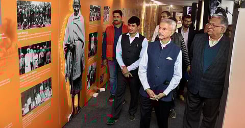 External Affairs Minister S. Jaishankar at the Kashi Tamil Sangamam, in Varanasi, Saturday, Dec. 10, 2022. (Photo | PTI)