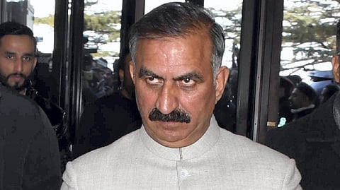 Himachal Pradesh Chief Minister Sukhvinder Singh Sukhu.