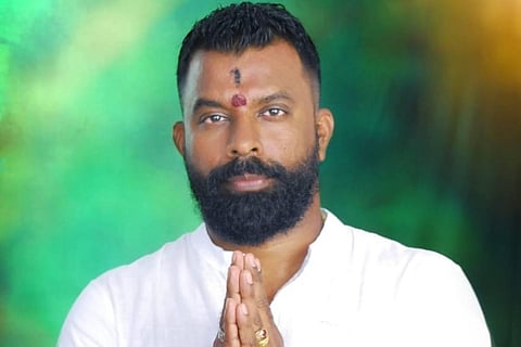 Hindu Mahasabha's Karnataka state president Rajesh Pavithran. (Photo | Facebook, Rajesh Pavithran)