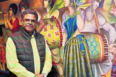 Bratin Khan: My religion is painting.