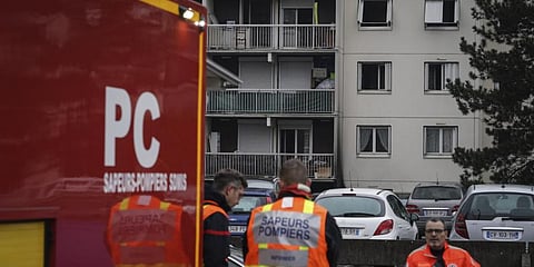 French authorities say 10 people including five children died in a fire in an apartment building outside the city of Lyon. (Photo | AP)
