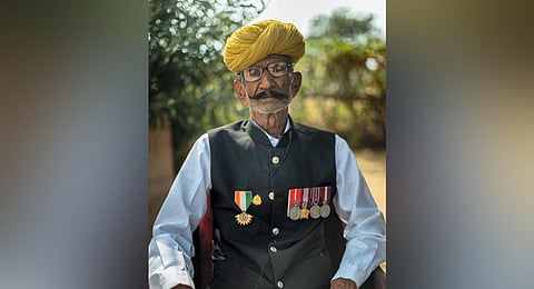 1971 India-Pakistan war veteran and retired Border Security Force (BSF) personnel, Lance Naik Bhairon Singh Rathore. (Photo | PTI)