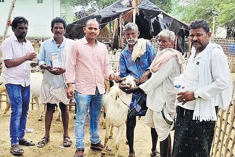 Shrikant is now involved in water conservation efforts in eight districts and nearly 80 villages. (Photo | Express)