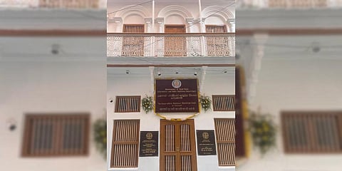 The house, in which writer, poet and freedom fighter Subramania Bharati lived, was renovated into a museum. (Photo | Express)
