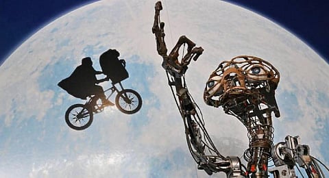 The original animatronic model used to bring big-eyed alien ET to life in Steven Spielberg's classic sci-fi film (Photo | AFP)