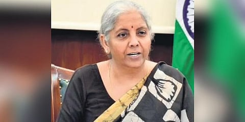 Finance minister Nirmala Sitharaman