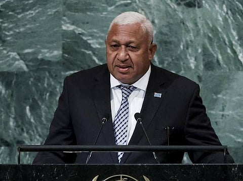 Fiji Prime Minister Frank Bainimarama. (Photo | AP)