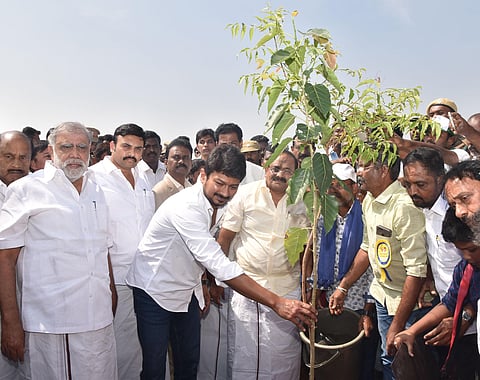 Udhayanidhi Stalin presides record-setting tree plantation drive
