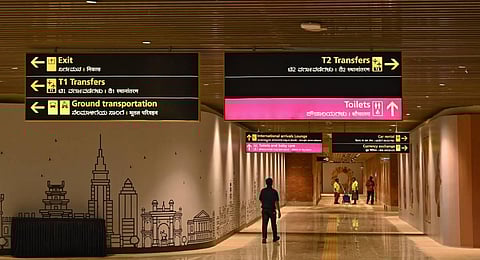 Kempegowda International Airport (KIA) in Bengaluru. (Photo | AFP)