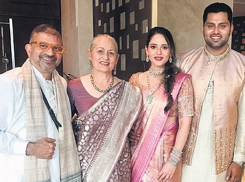 Prasad & Judith Bidapa with Aviva & Abishek