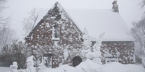 A battering winter storm has knocked out power to hundreds of thousands of homes homes and businesses across the United States on Saturday.(Photo | AP)