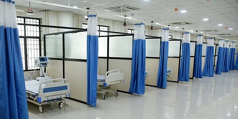 A Special ICU set up at Omandurar Government Medical College and Hospital in Chennai, on Dec. 06, 2021. (File Photo | R Satish Babu, EPS)
