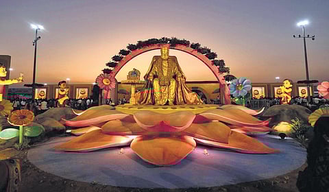 Pramukh Swami Maharaj celebration. Image used for representation.