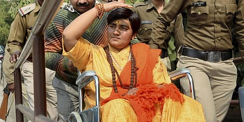 Malegaon blast accused and BJP MP from Bhopal Pragya Singh Thakur. (File Photo | PTI)
