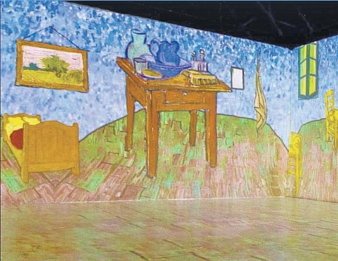 Still from the previous Van Gogh 360o shows