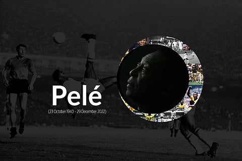 The greatest footballer of all time is no more.(Photo | Express Graphic)