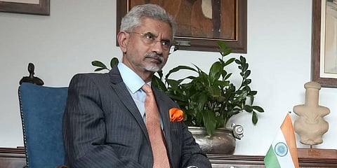 India's Foreign Minister S Jaishankar at the foreign house in Cyprus' capital Nicosia, Dec. 29, 2022. (Photo | PTI)
