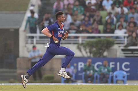 With an Eye on the Future: The promising right-hand medium pacer, Kuldeep Sen.