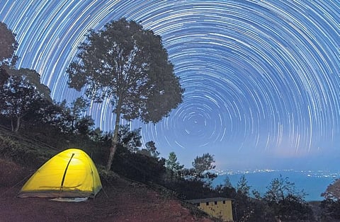 Campsites in India for star-gazing that Bhavanandhi Babulal journeyed to. (Photo | Express)