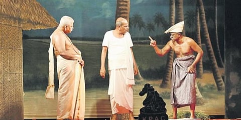 A still from the Ningalenne Communistaakki drama by KPAC | Express