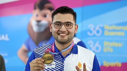 Indian shooter Anish Bhanwala.