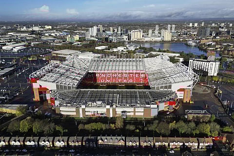 Manchester United's Old Trafford stadium (Photo | AP)