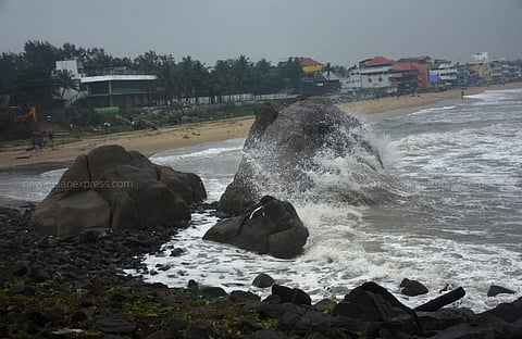 The deep depression over the southwest Bay of Bengal is expected to intensify into a cyclonic storm within the next 12 hours.