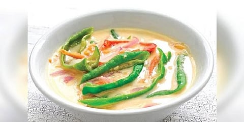 The national dish of Bhutan 'Ema datshi'