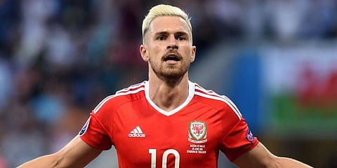 Wales midfielder Aaron Ramsey (Photo | AFP)