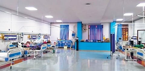 The Divisional Railway Hospital near the rear entry of KSR Railway Station. (File photo | Representational purpose)