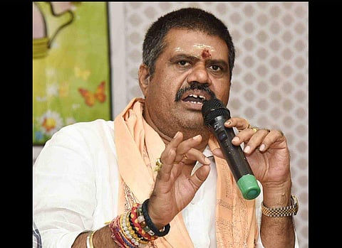 Andhra Pradesh Minister for Tourism Muttamsetti Srinivasa Rao. (Photo | EPS)