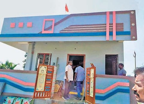 A house constructed in East Godavari under the first phase of Navaratnalu Pedalandariki Illu’ programme | Express