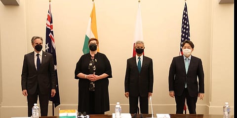 4th Quad Foreign Ministers’ Meeting.(Photo | Twitter @DrSJaishankar)