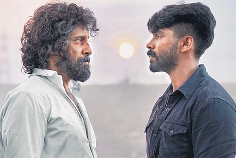 A still from 'Mahaan'.
