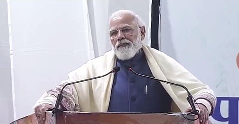 BJP leaders attempted to ride on Prime Minister Narendra Modi's popularity and the projects which the Centre sanctioned for Goa (Photo | Twitter)
