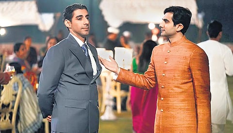 Jim Sarbh and Ishwak Singh as Homi Bhabha and Vikram Sarabhai in 'Rocket Boys'