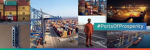 Adani port (Photo | Twitter, @Adaniports)