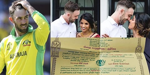 Australia cricketer Glenn Maxwell is all set to tie the knot with his long-time girlfriend Vini Raman. (Photo | PTI and Twitter)
