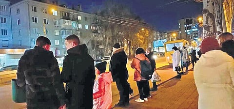 Life resumes as normal at Zaporizhzhya city in Ukraine on Tuesday