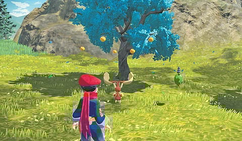 A scene from 'Pokémon Legends: Arceus' videogame