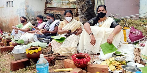 Thiruvananthapuram gears up for Attukal Pongala festival on Thursday. (Photo| Vincent Pulickal, EPS)