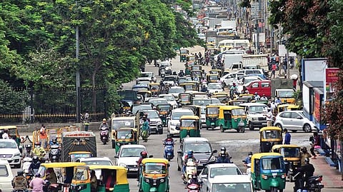 Bengaluru is notorious for its huge traffic jams