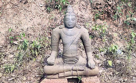 The Bodhisattva idol found at Melur