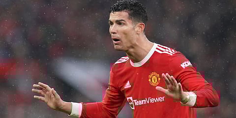 Manchester United striker Cristiano Ronaldo (Photo | AP)