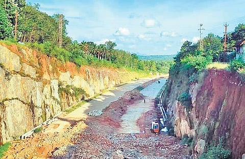 The stretch near Kuzhivilai in Kanyakumari district (Photo | EPS)
